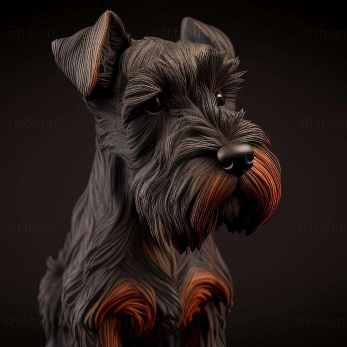 Animals Zwergschnauzer dog